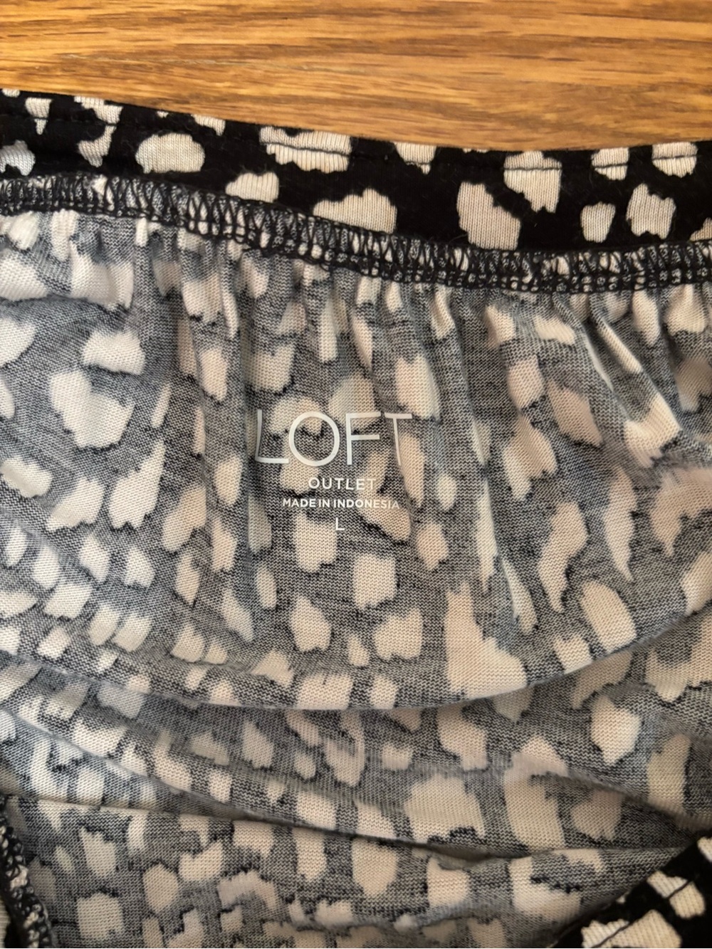 Loft outlet Pink and Black/cream Sleeveless Blouson Tank Tops - Picture 4 of 11